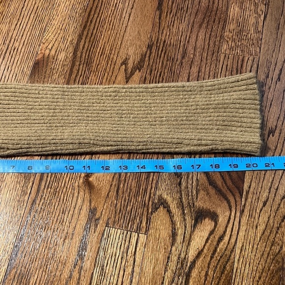 Ann Demeulemeester | Camel Brown Turtleneck Sweater Alpaca Mohair Silk Sz S - Picture 7 of 8